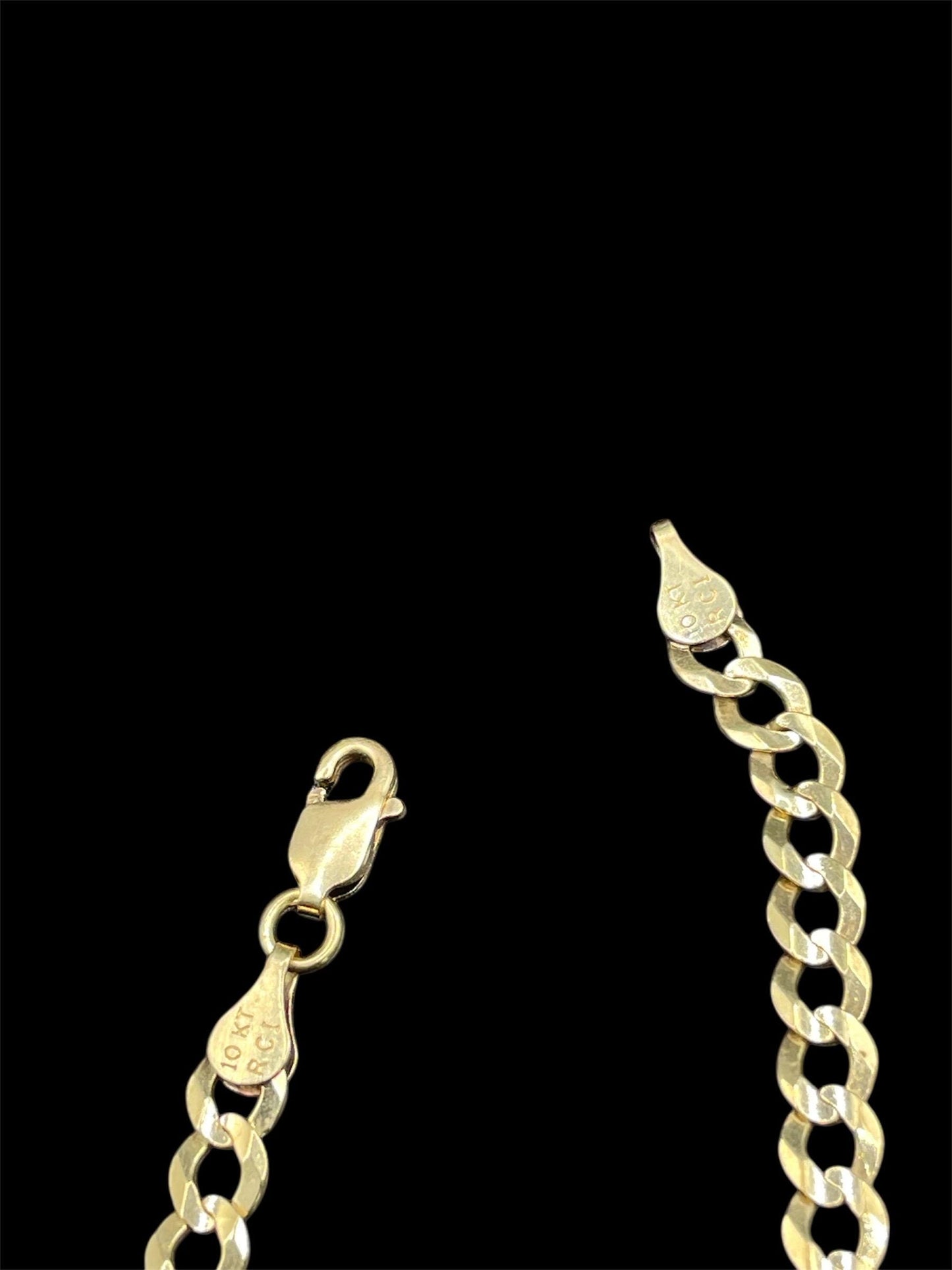 Gold 10K Cuban Link Bracelet
