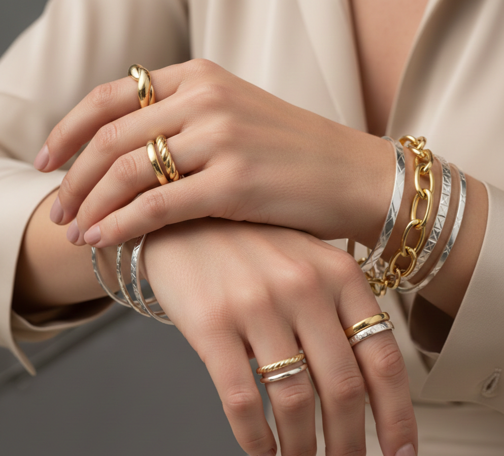 The Power of Mixed Metals: How to Stack and Style Your Signature Look