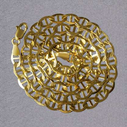 5.5mm 14k Yellow Gold Mariner Link Chain