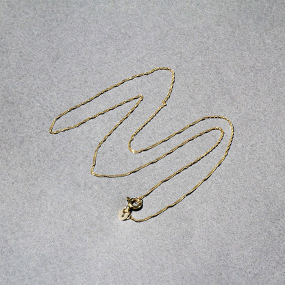 10k Yellow Gold Singapore Chain 0.8mm