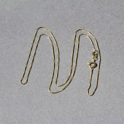 10k Yellow Gold Classic Box Chain 0.6mm