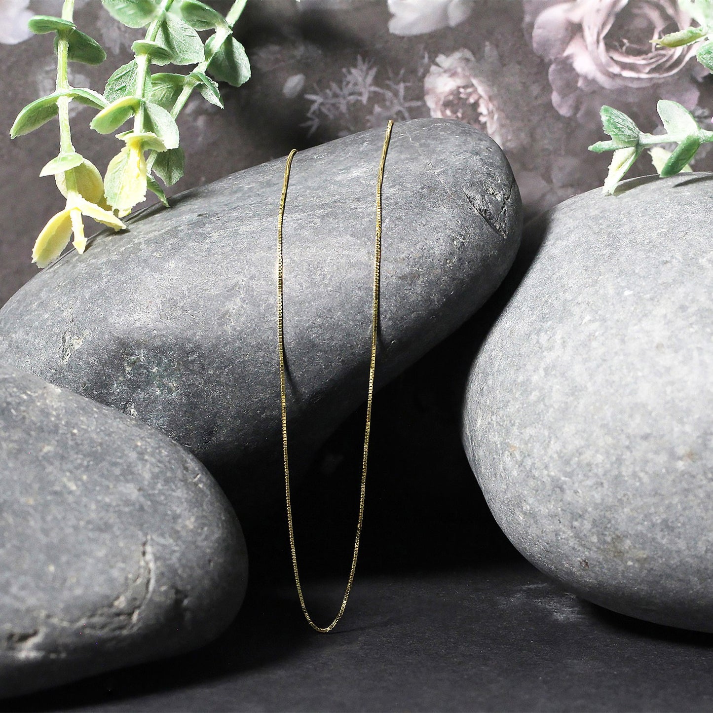 10k Yellow Gold Classic Box Chain 0.45mm