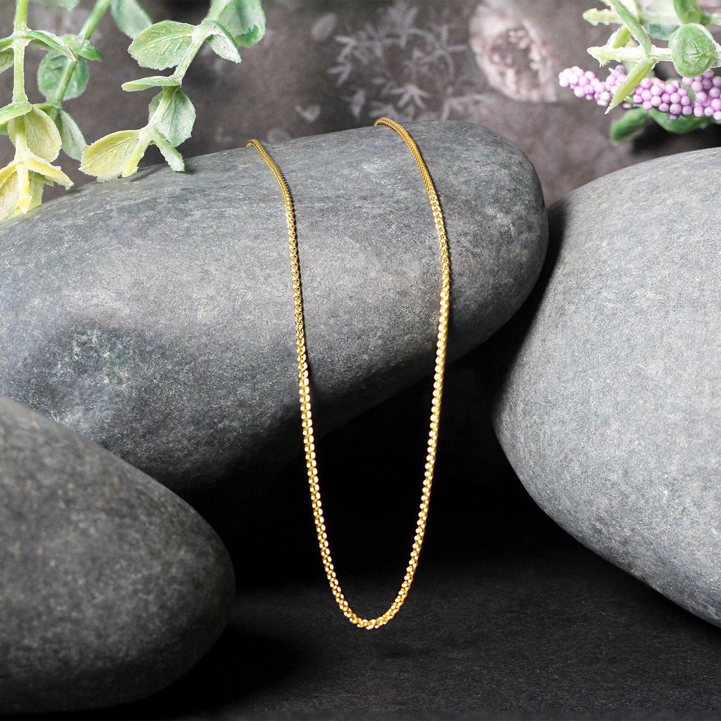 10k Yellow Gold Wheat Chain 1.0mm