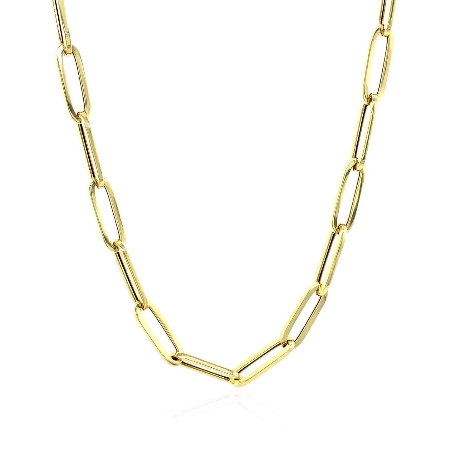 10K Yellow Gold Lite Paperclip Chain (4.2mm)