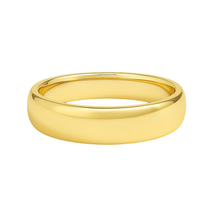 14k Yellow Gold Comfort Fit Wedding Band(5.00 mm)