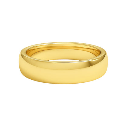 14k Yellow Gold Comfort Fit Wedding Band (6.00 mm)