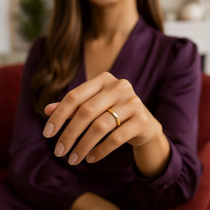 14k Yellow Gold Comfort Fit Wedding Band(3.00 mm)