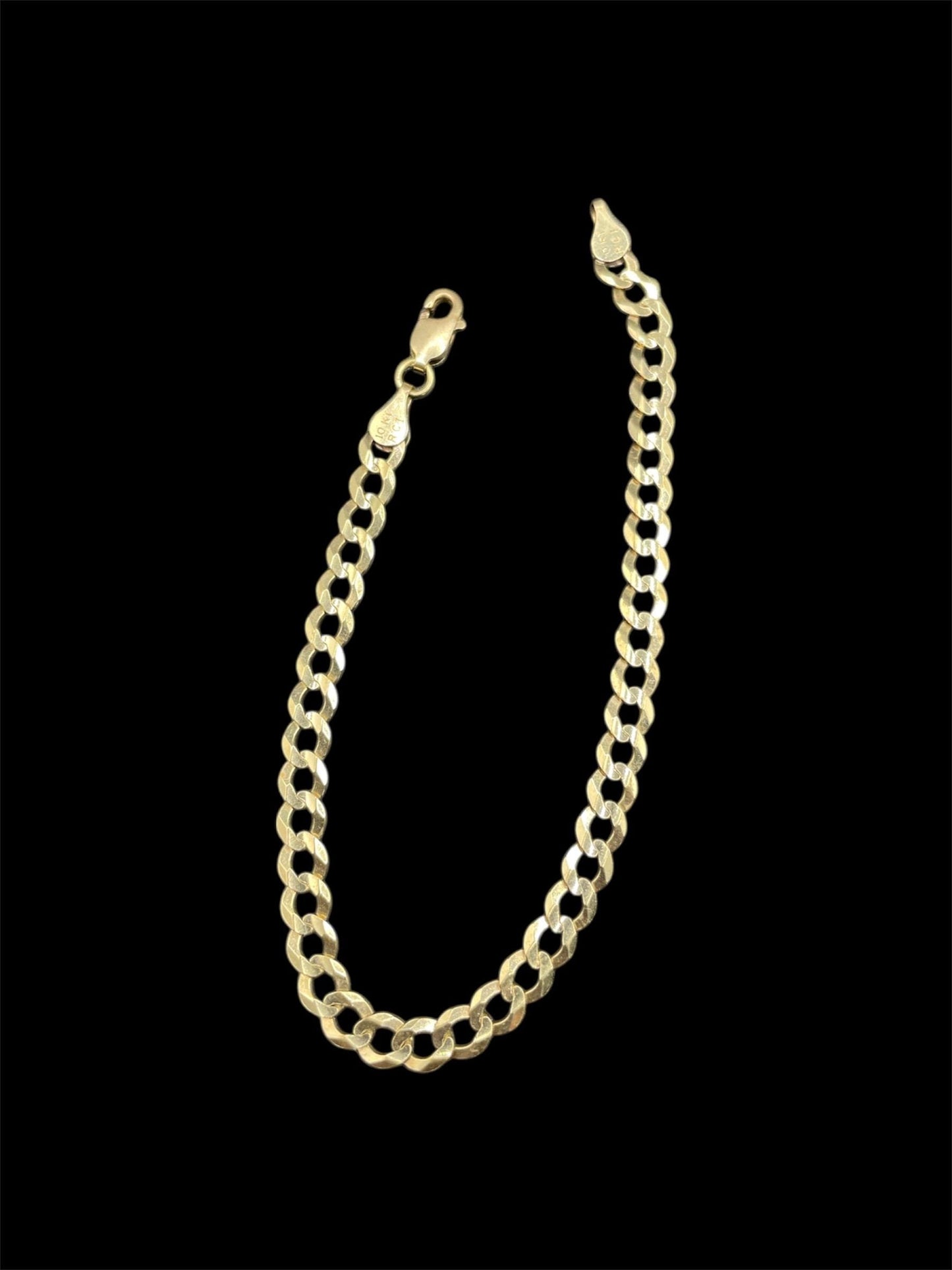 Gold 10K Cuban Link Bracelet