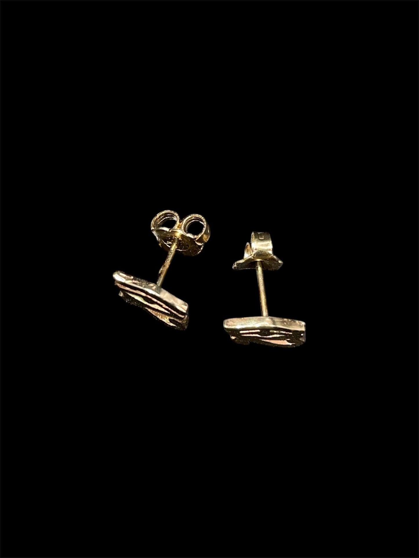 Gold 14K Eye of Horus Earrings