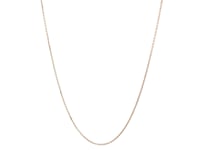14k Yellow Gold Diamond Cut Cable Link Chain 0.7mm