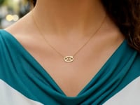 14K Yellow Gold Cancer Necklace