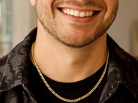 14k Yellow Gold Solid Curb Chain (3.20 mm)