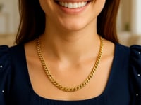 14k Yellow Gold Classic Miami Cuban Solid Chain (6.10 mm)