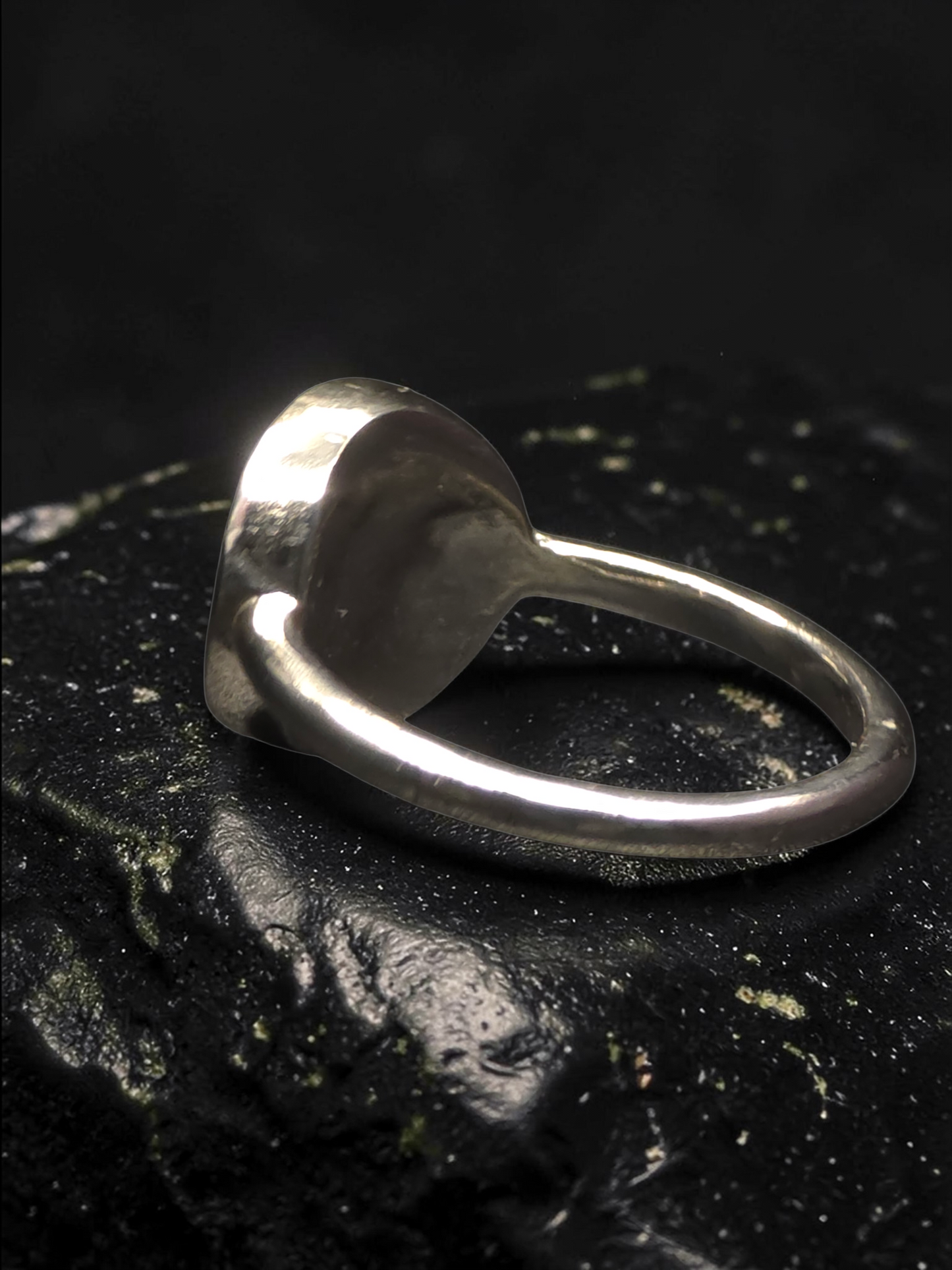 The Aura Collection: Evil Eye Ring — Sterling Silver