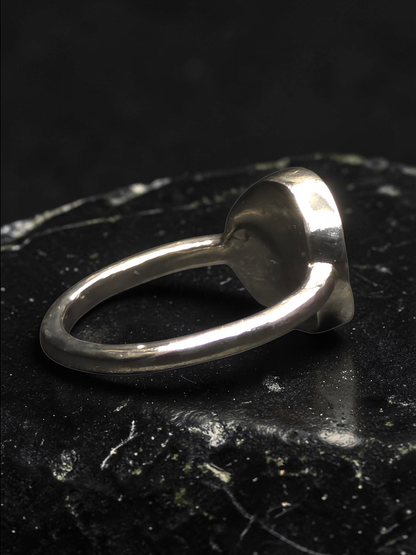 The Aura Collection: Evil Eye Ring — Sterling Silver