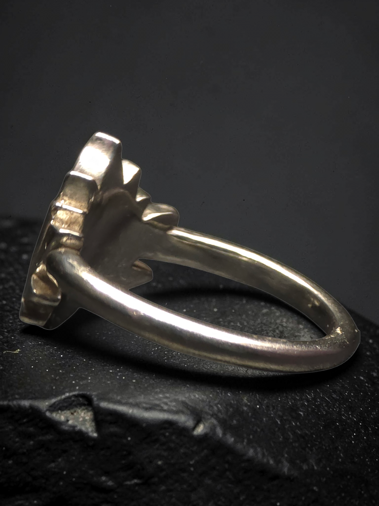 The Aura Collection: Lotus Flower Ring — Sterling Silver